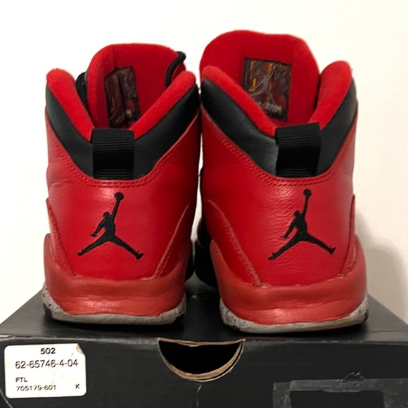 Air Jordan 10 Retro 30th BG "Bulls Over Broadway” Size 6Y Good Condition - Picture 4 of 8